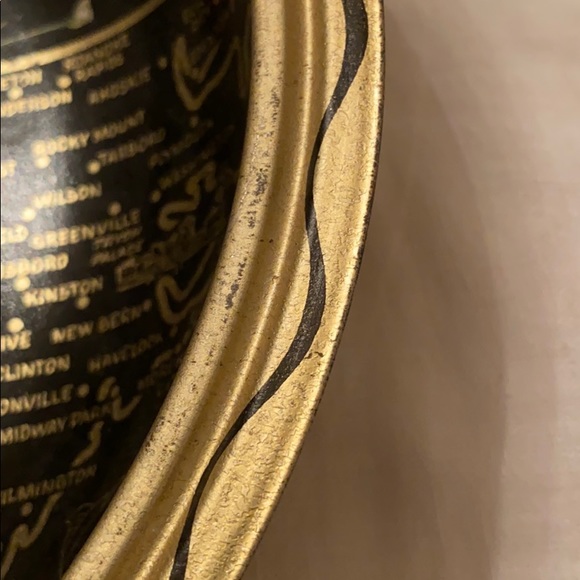 Vintage midcentury metal state bowl - Picture 4 of 5